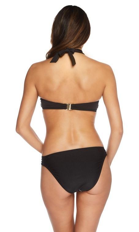 Sapph Biarritz Padded Halter Bikini Top-brownslingerie